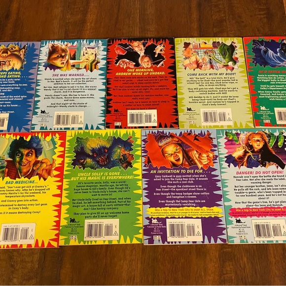 GHOSTS OF FEAR STREET This Series Only Lot R. L. Stine #11-19 Chapter Books - Picture 2 of 4